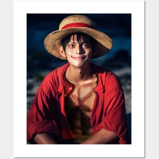 Realistic Luffy Posters and Art